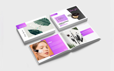 Layout-Design für Beauty-Magazine