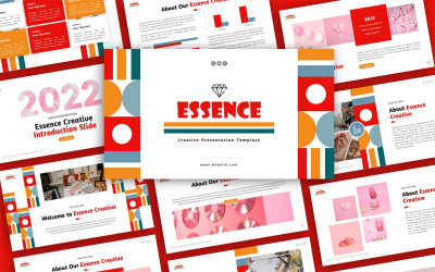 Modelo de Apresentação PowerPoint Multiuso Essência Criativa