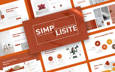 Simplisite Minimalist PowerPoint Template