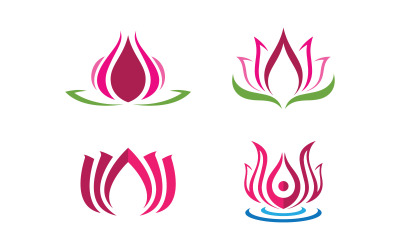 Beauty-Lotus-Blume-Logo-Vorlage. V9
