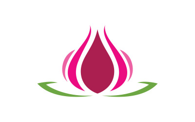 Beauty Lotus Flower logo template. V1