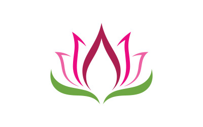 Beauty Lotus Flower logo template. V2