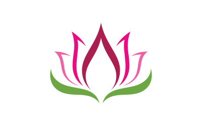 Modèle de logo beauté Lotus Flower. V2