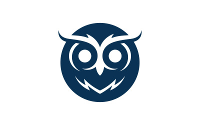 Owl logo template. Vector Illustration V4