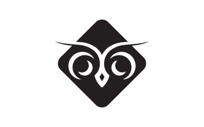 Owl logo template. Vector Illustration V9