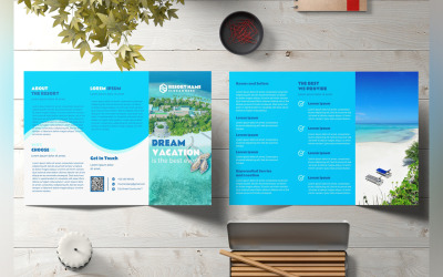 Resort Tri-Fold Brochure Template