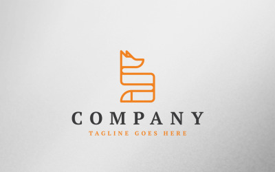 Design de Modelo de Logotipo Fox Letter S