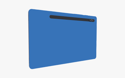 3d tablet pc ilustracja projekt wektor