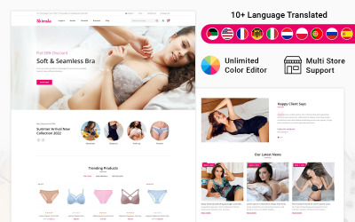 Skimsla - Tema responsivo para loja de lingerie de biquíni PrestaShop