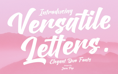 Lettere versatili/caratteri duo