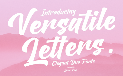 Veelzijdige letters / Duo-lettertypen