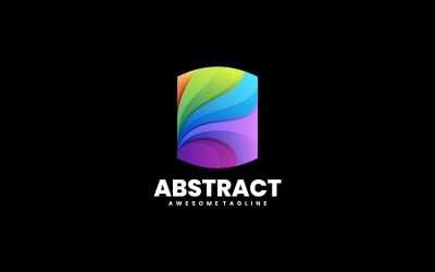 Abstrakcja Gradient Kolorowe Logo Vol.8