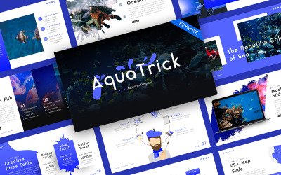 AquaTrick Aquarium Keynote Template
