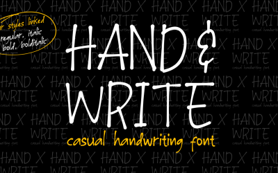 Hand &amp;amp; Write / 4 estilos vinculados