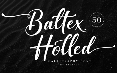Baltex Holled / Kalligrafie lettertype