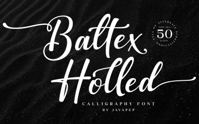 Fonte Baltex Holled / Caligrafia