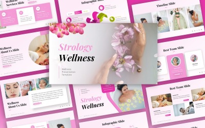 Stroologia - Wellness uniwersalny Szablony prezentacji PowerPoint