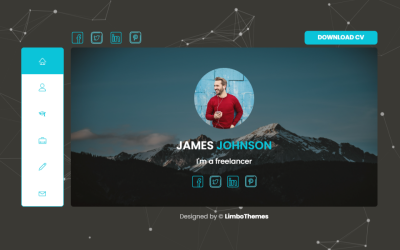 Flex – HTML-шаблон персонального портфоліо