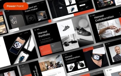 Hansol – Шаблон бизнес-презентации PowerPoint