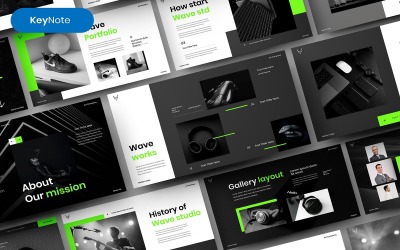 Wave – Business Keynote sablon