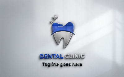 Zahnklinik-Logo-Vorlage - Zahnmedizin