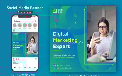 Digital Marketing Agency Social Media Post Templates Design