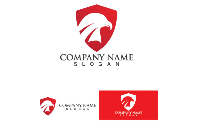Eagle Head Falcon Bird Logo Vector 17