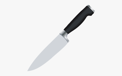 Kitchen Knife Illustration Vector