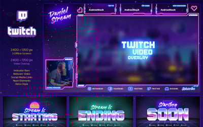 Plantillas de juegos de Twitch para Stream