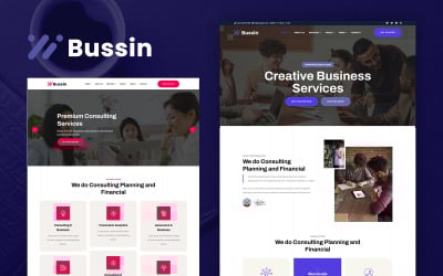 Bussin — многоцелевой шаблон Joomla 5-6 для бизнес-консалтинга