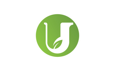 Letter U  logo template. Vector illustration. V14