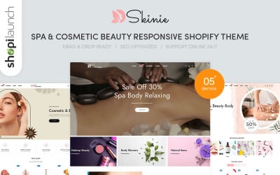 Skinie - Spa &amp;amp; Cosmetic Beauty Responsive Shopify Theme
