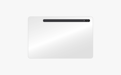 Biały Tablet Pc Ilustracja Wektor