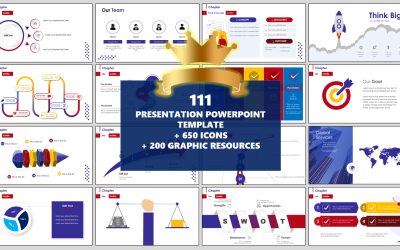 Найкращі шаблони PowerPoint +100 слайдів
