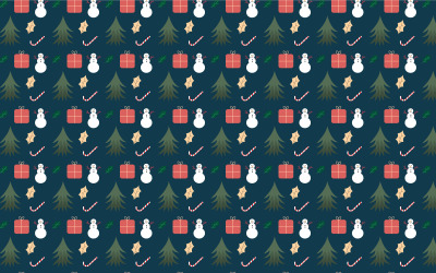 Disegno di vettore della decorazione del modello di Natale