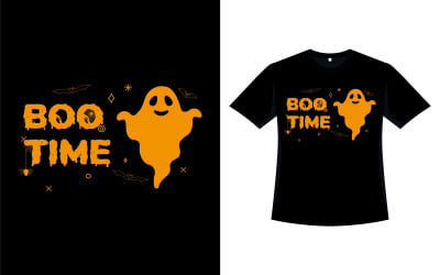 Halloween Boo Time T-shirt Vector Design