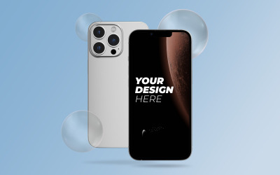 Modèle PSD de maquette pour iPhone 13 Pro