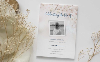 Celebration Of Life Funeral Template Template