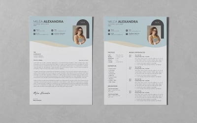 Creative Resume/CV Design PSD Templates