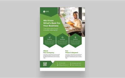 Conception d&amp;#39;affiche de flyer d&amp;#39;entreprise moderne