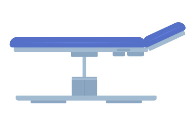 Pół-płaski kolorowy obiekt wektorowy na oddziale klinicznym