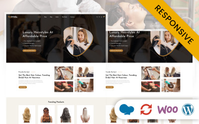 Haircule – Účes, Salon a Weige Store Téma WooCommerce