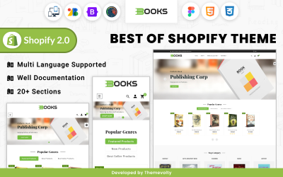 Książki Komiksy–Księgarnia Premium Responsywny motyw Shopify 2.0