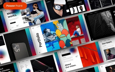 Masih - Plantilla de PowerPoint de negocios