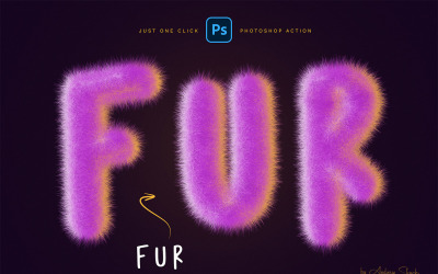 Pälseffekt Photoshop Action