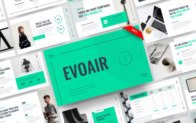 EVOAIR - Бізнес шаблон PowerPoint