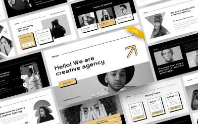 Genius - Creative Agency Google Slide Mall