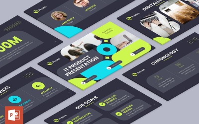 IT产品的PowerPoint演示模板