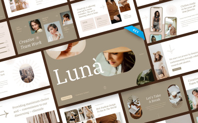 Luna - 创意时尚主题演讲模板
