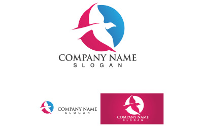 Piccione Bird Logo Vector Icon V22